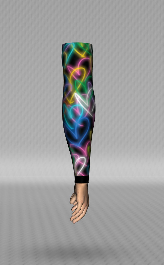 IT&B Hearts Sun Sleeves Black