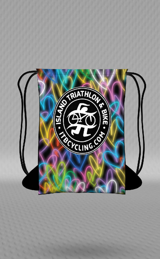 IT&B Hearts Jersey Bag Black