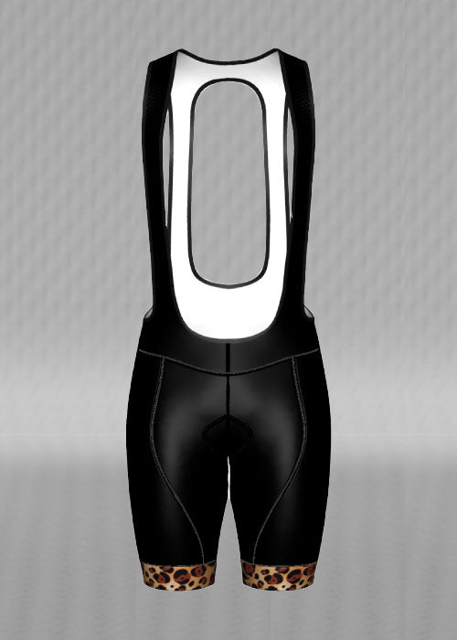 IT&B Hon.Est Leopard Bib Shorts