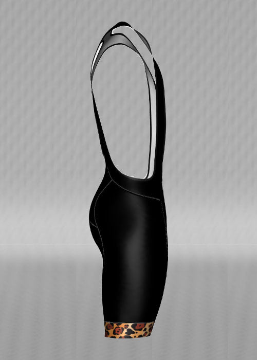 IT&B Hon.Est Leopard Bib Shorts