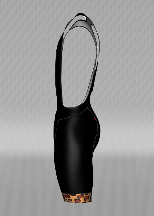 IT&B Hon.Est Leopard Bib Shorts
