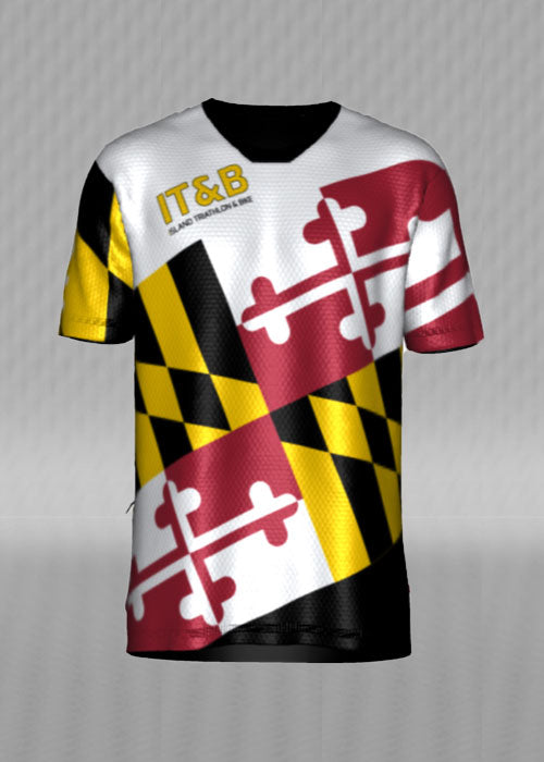 IT&B Maryland State Flag SS MTB Jersey