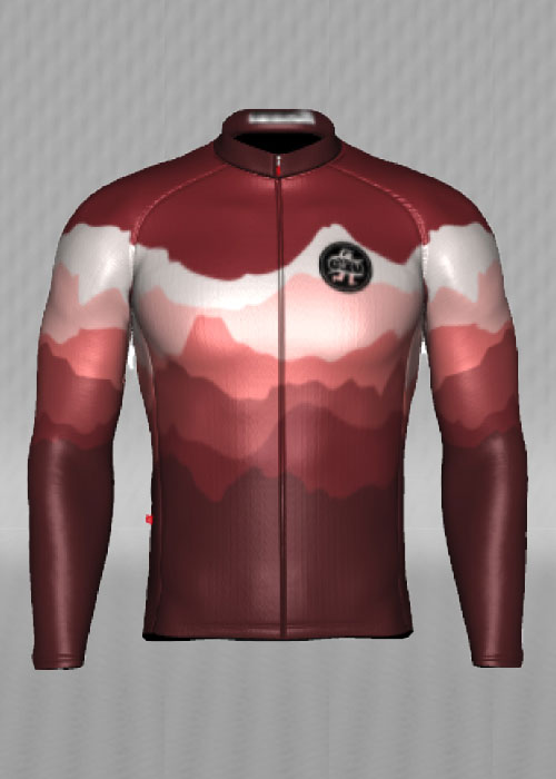 IT&B Red Mountains Long Sleeve Jersey