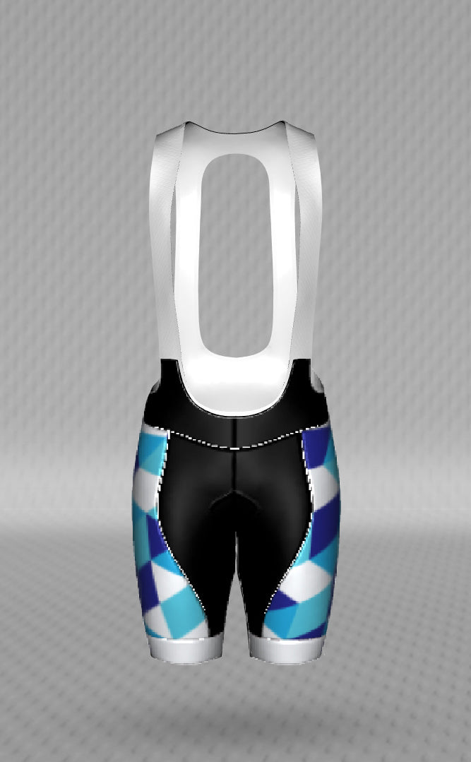 IT&B Triangles Bib Shorts