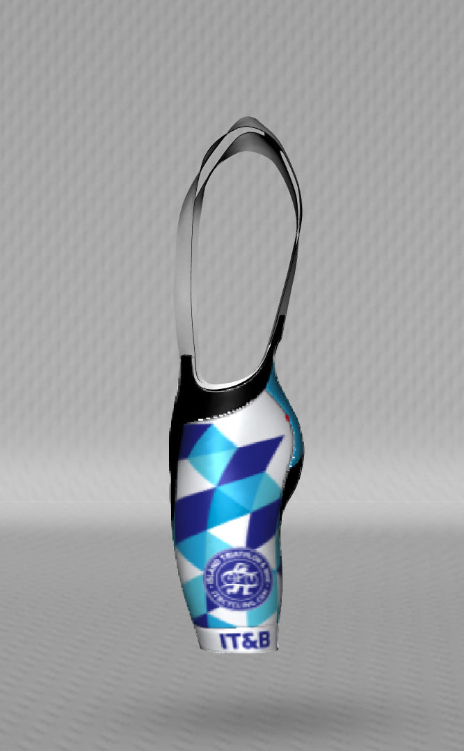 IT&B Triangles Bib Shorts