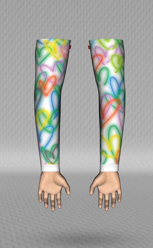 IT&B Hearts Sun Sleeves White
