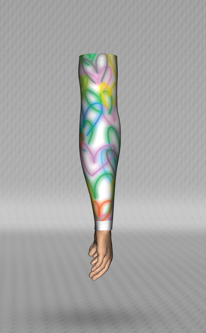 IT&B Hearts Sun Sleeves White
