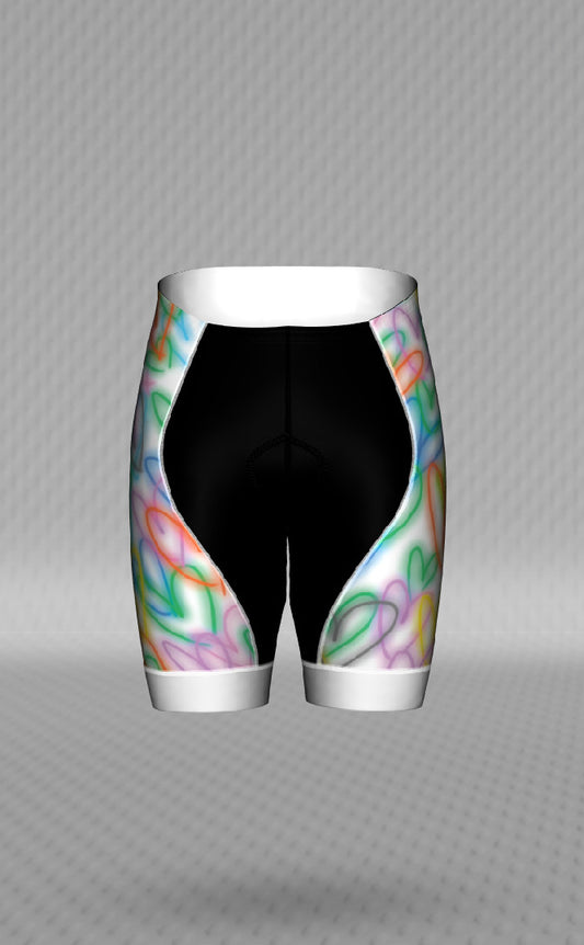IT&B Hearts Shorts White