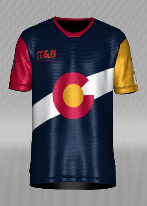IT&B Colorado State Flag SS MTB Jersey