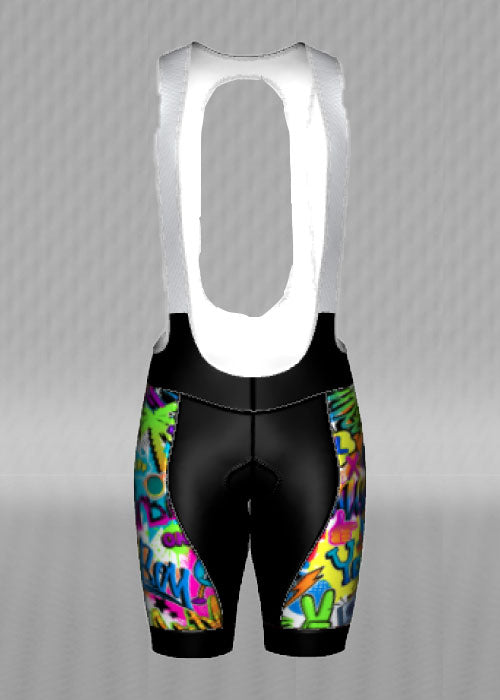 IT&B Graffiti Bib Shorts