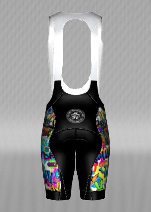 IT&B Graffiti Bib Shorts