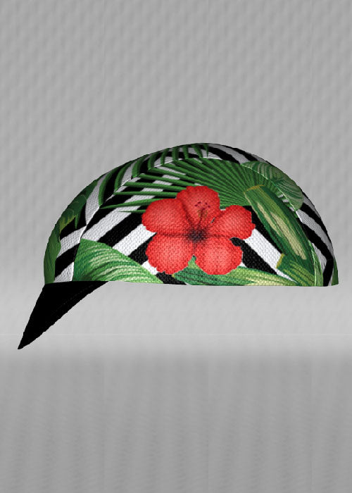 IT&B Palm and Hibiscus Cap