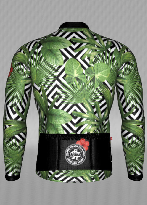 IT&B Palm and Hibiscus Long Sleeve Jersey