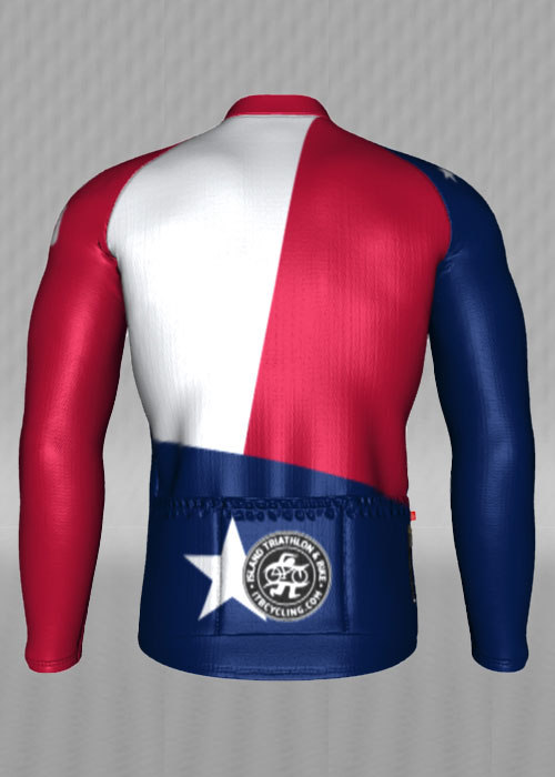 IT&B Texas State Flag Long Sleeve Jersey