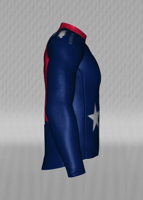 IT&B Texas State Flag Long Sleeve Jersey