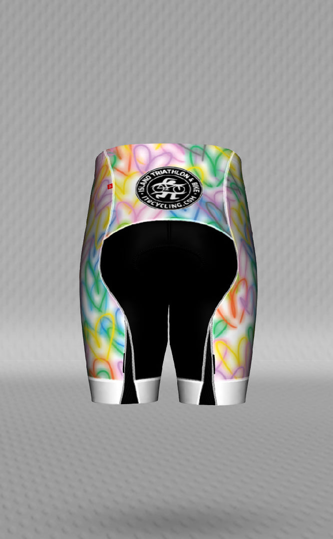 IT&B Hearts Shorts White