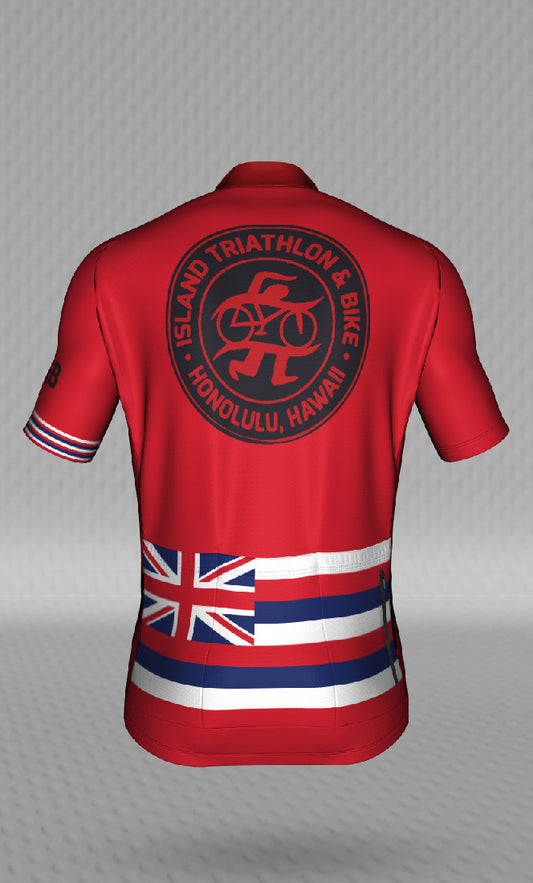 IT&B Red Hawaii State Flag Jersey